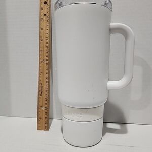 Ello White Travel Mug